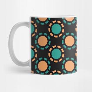 Colorful Circle Seamless Pattern 046#002 Mug